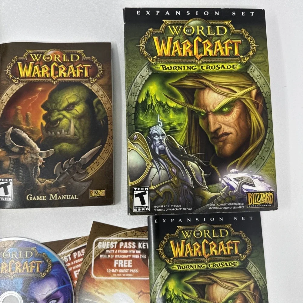 World of Warcraft Original + Burning‎ Crusade + Wrath of the Lich King Game Box